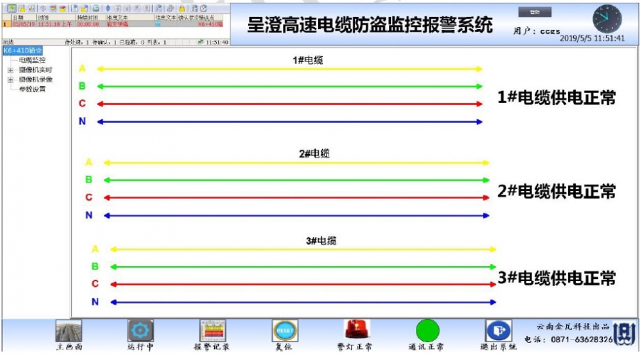 2019呈澄高速箱變電纜防盜系統